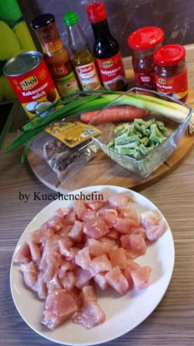 Thailandische Huhnchen Gemuse Wokpfanne Rezept Kochbar De