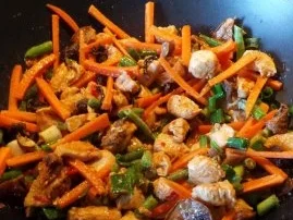 Thailändische Hühnchen-Gemüse Wokpfanne - Rezept - Bild Nr. 6