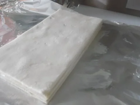 Rezept: Kasseler im Blätterteig mit Kartoffel-Möhren-Stampf und Rahm-Ananas-Sauerkraut Bild Nr. 6 Kasseler im Blätterteig mit Kartoffel-Möhren-Stampf und Rahm-Ananas-Sauerkraut - Rezept - Bild Nr. 6