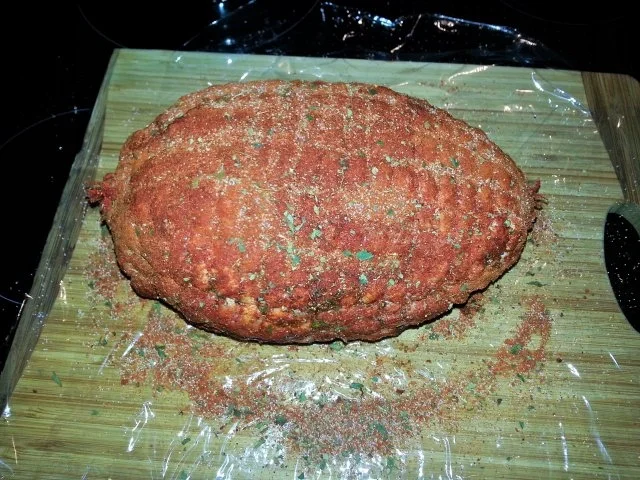 Kalbsrollbraten in Rahmsauce an Rosmarinkartoffeln, dazu Spargel & Sauce Bernaise - Rezept - Bild Nr. 3