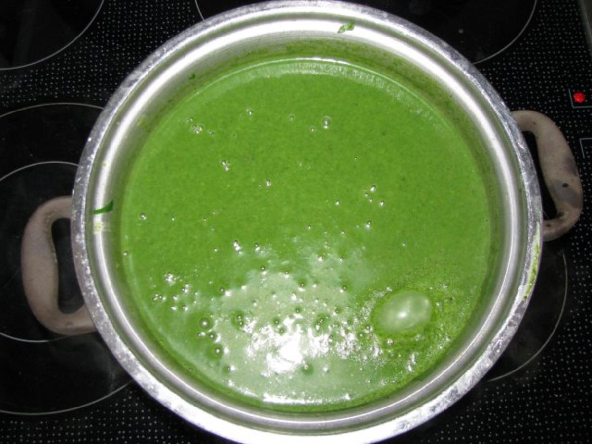 Spinat-Bärlauch-Suppe - Rezept - Bild Nr. 3