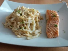 Lachs mit Fenchel-Pasta - Rezept