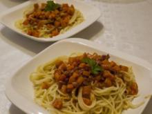Spaghetti Bolognese "Diavolo" - Rezept