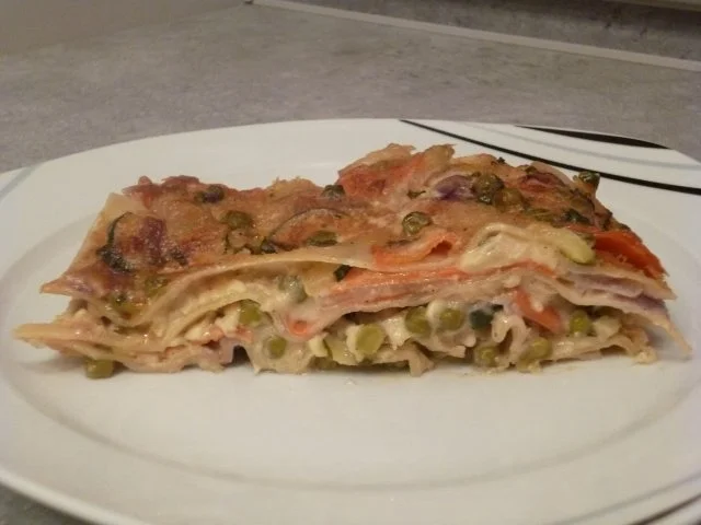 Gemüselasagne mit Bärlauch - Rezept