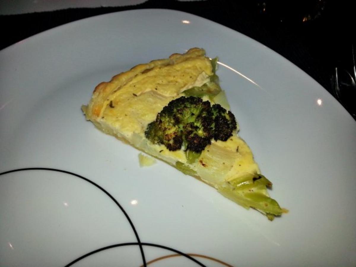 Bilder für Brokkoli-Spargelquiche - Rezept