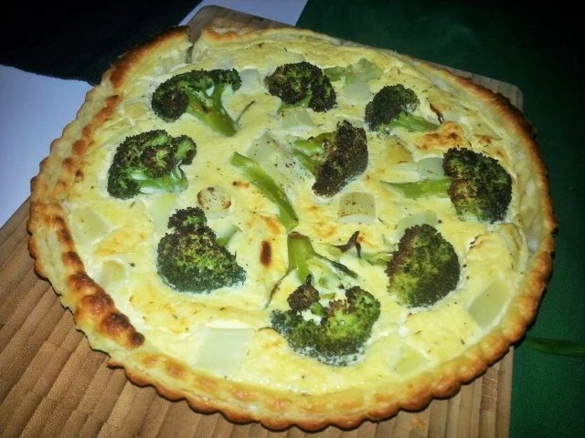 Brokkoli-Spargelquiche - Rezept - Bild Nr. 2