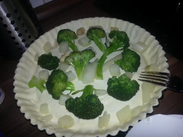 Brokkoli-Spargelquiche - Rezept - Bild Nr. 4