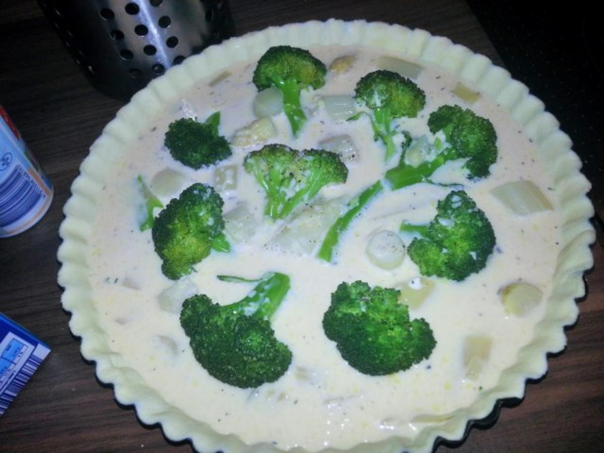 Brokkoli-Spargelquiche - Rezept - Bild Nr. 6