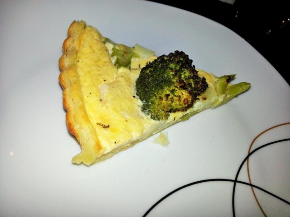 Brokkoli-Spargelquiche - Rezept - Bild Nr. 7