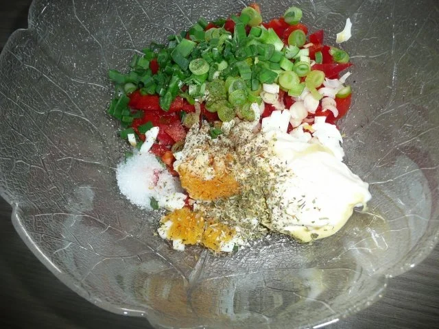 Rezept: Kartoffelsalat eines Bekannten zu Schwenkbraten. Bild Nr. 2 Kartoffelsalat eines Bekannten zu Schwenkbraten. - Rezept - Bild Nr. 2