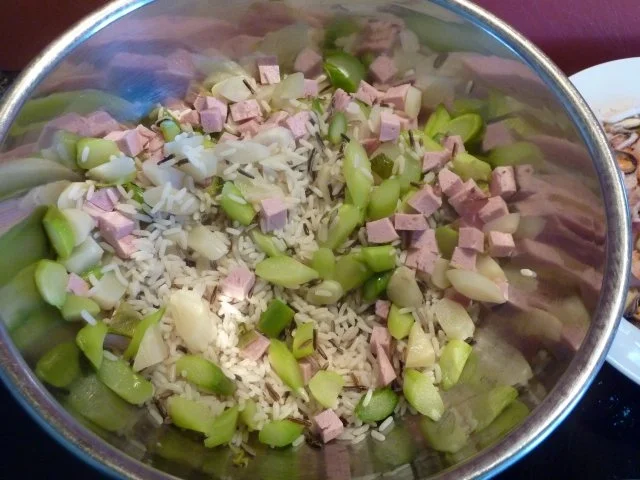 Avocado - Wildreis Salat mit Meeresfrüchte - Rezept - Bild Nr. 4