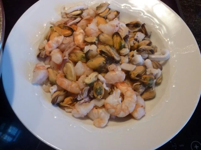 Avocado - Wildreis Salat mit Meeresfrüchte - Rezept - Bild Nr. 5