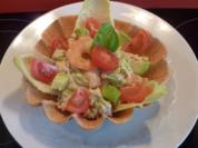 Avocado - Wildreis Salat mit Meeresfrüchte - Rezept