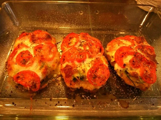 Rezept: Überbackenes Schnitzel *TOMATE-MOZZARELLA* Bild Nr. 8 Überbackenes Schnitzel *TOMATE-MOZZARELLA* - Rezept - Bild Nr. 8