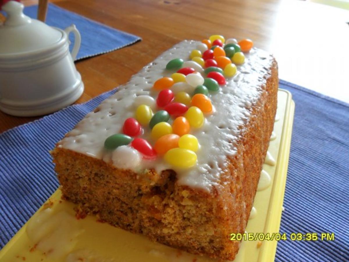 Bilder für Möhrenkuchen mit Mandeln Rezept