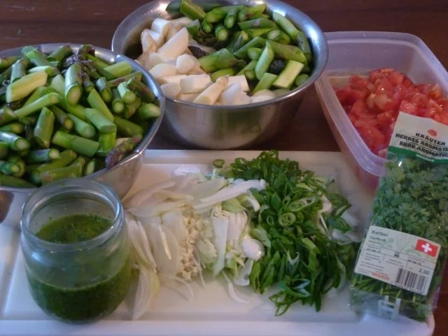 Schweinsschnitzeln Piccata mit  Spargeln Topf - Rezept - Bild Nr. 6