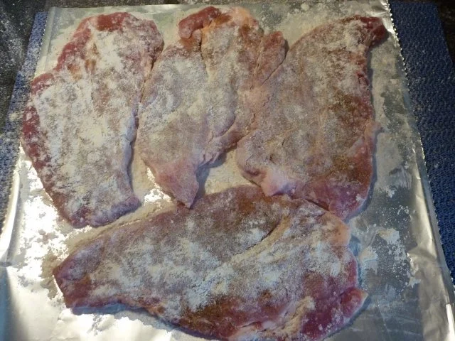 Schweinsschnitzeln Piccata mit  Spargeln Topf - Rezept - Bild Nr. 4