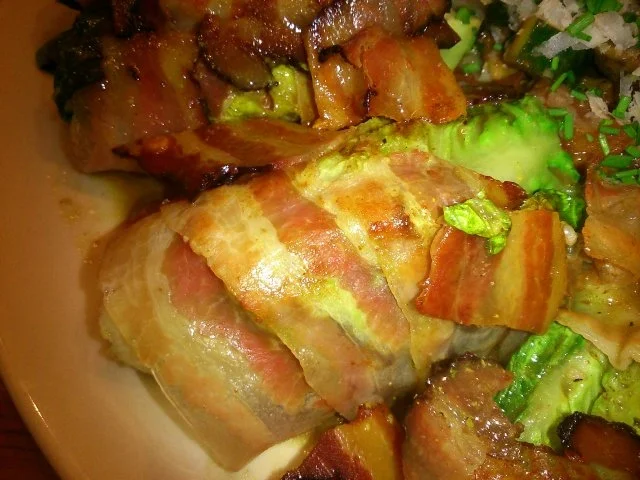 Gebratener Römersalat im Speckmantel - Rezept - Bild Nr. 7