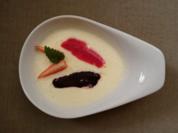 Bayrisch Creme auf Fruchtspiegel - Rezept