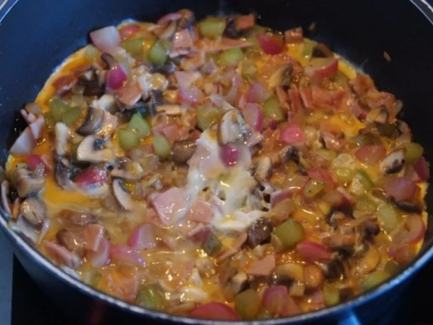 Pikantes Omelett mit Gemüse III - Rezept - Bild Nr. 6