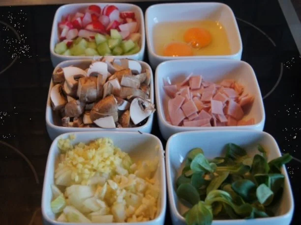 Pikantes Omelett mit Gemüse III - Rezept - Bild Nr. 3