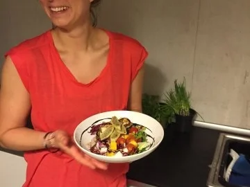Grüner Salat mit gebackenem Ziegenkäse - Rezept - Bild Nr. 5