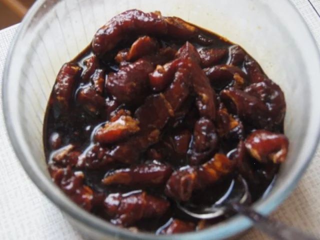 Rezept: Nudelwok mit Schweinenacken und Wachteleiern Bild Nr. 4 Nudelwok mit Schweinenacken und Wachteleiern - Rezept - Bild Nr. 4