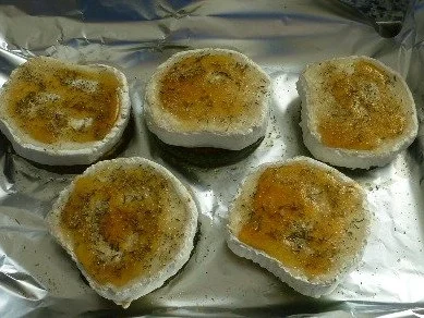 Rezept: Salat von Linsen und Rucola mit gratiniertem Ziegenkäse Bild Nr. 6 Salat von Linsen und Rucola mit gratiniertem Ziegenkäse - Rezept - Bild Nr. 6