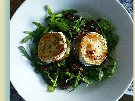 Rezept: Salat von Linsen und Rucola mit gratiniertem Ziegenkäse Bild Nr. 7 Salat von Linsen und Rucola mit gratiniertem Ziegenkäse - Rezept - Bild Nr. 7