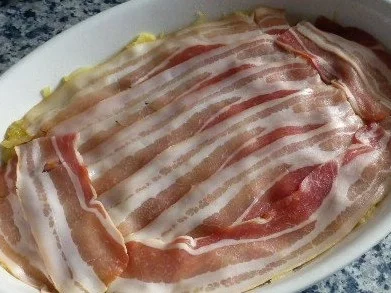 Rezept: Stampes mit Sauerkraut,Mettendchen und Bacon Bild Nr. 7 Stampes mit Sauerkraut,Mettendchen und Bacon - Rezept - Bild Nr. 7