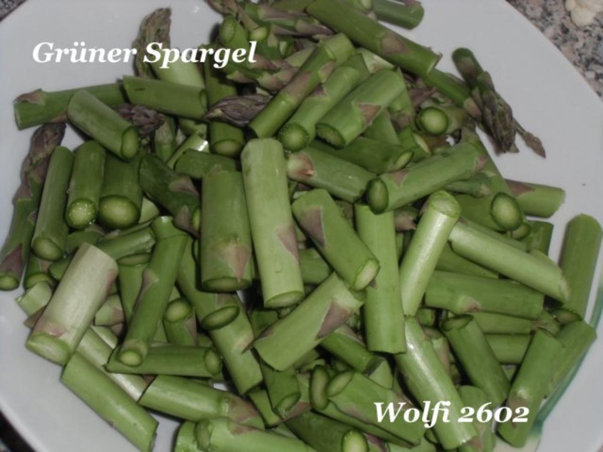 Vegetarisch : Grüner Spargel aus der Pfanne mit Butter - Rezept - Bild Nr. 2