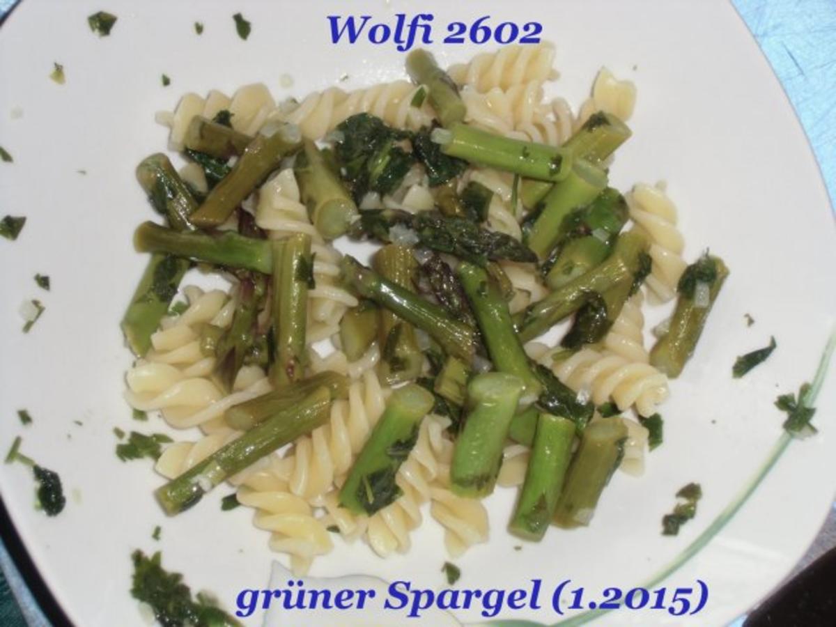 Vegetarisch : Grüner Spargel aus der Pfanne mit Butter - Rezept - Bild Nr. 5