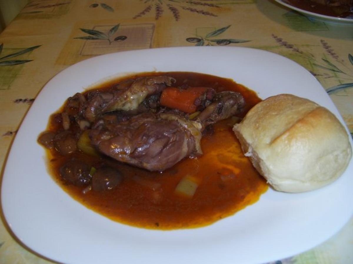 Coq au vin Rezept mit Bild kochbar.de