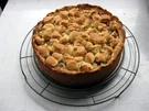 Apfelkuchen mit Walnuss und Streusel - Rezept