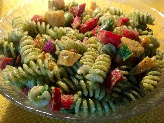 Bärlauch-Nudelsalat - Rezept