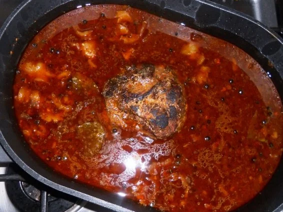 Rezept: Lammkeule à la "Oòrndrasch" in einer Steinpilz - Sahnesauce (Rzpt. um 2015) Bild Nr. 17 Lammkeule à la "Oòrndrasch" in einer Steinpilz - Sahnesauce (Rzpt. um 2015) - Rezept - Bild Nr. 17