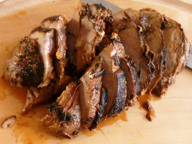 Rezept: Lammkeule à la "Oòrndrasch" in einer Steinpilz - Sahnesauce (Rzpt. um 2015) Bild Nr. 21 Lammkeule à la "Oòrndrasch" in einer Steinpilz - Sahnesauce (Rzpt. um 2015) - Rezept - Bild Nr. 21