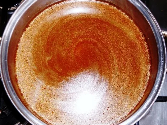 Rezept: Lammkeule à la "Oòrndrasch" in einer Steinpilz - Sahnesauce (Rzpt. um 2015) Bild Nr. 23 Lammkeule à la "Oòrndrasch" in einer Steinpilz - Sahnesauce (Rzpt. um 2015) - Rezept - Bild Nr. 23