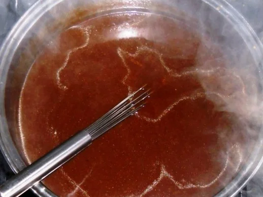 Rezept: Lammkeule à la "Oòrndrasch" in einer Steinpilz - Sahnesauce (Rzpt. um 2015) Bild Nr. 25 Lammkeule à la "Oòrndrasch" in einer Steinpilz - Sahnesauce (Rzpt. um 2015) - Rezept - Bild Nr. 25