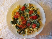 Spinat-Omelett - Rezept