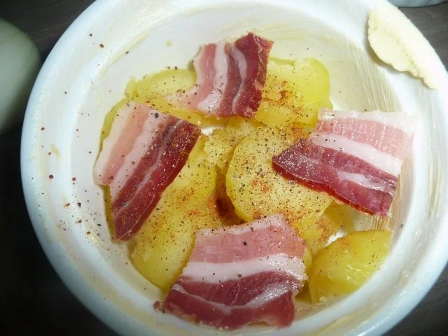 Die ersten Spargel mit Käsesoße und Gratin. - Rezept - Bild Nr. 2