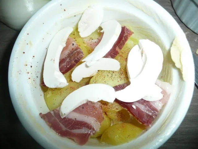 Die ersten Spargel mit Käsesoße und Gratin. - Rezept - Bild Nr. 4