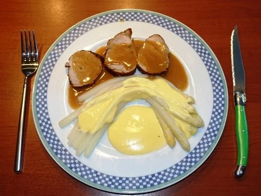 Rezept: Spargel mit Schweinefilet Spargel mit Schweinefilet - Rezept