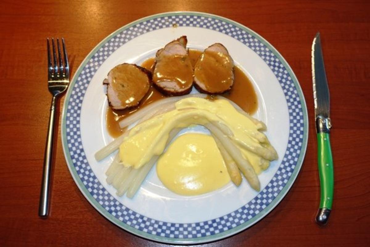 Spargel mit Schweinefilet - Rezept mit Bild - kochbar.de