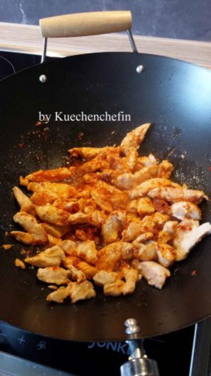 Indische Gemüsepfanne mit Hähnchenbrust - Rezept By Kuechen-Chefin