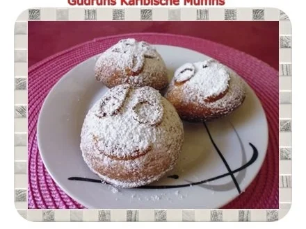 Muffins: Karibische Smiley-Muffins - Rezept