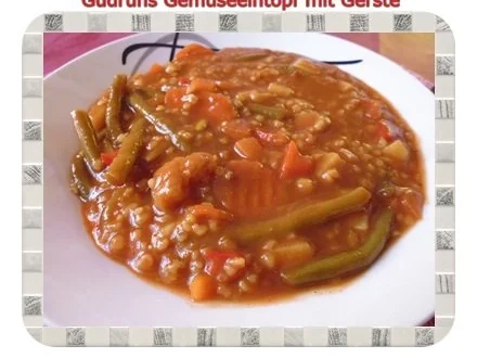 Vegetarisch: Gemüseeintopf mit Gerste - Rezept