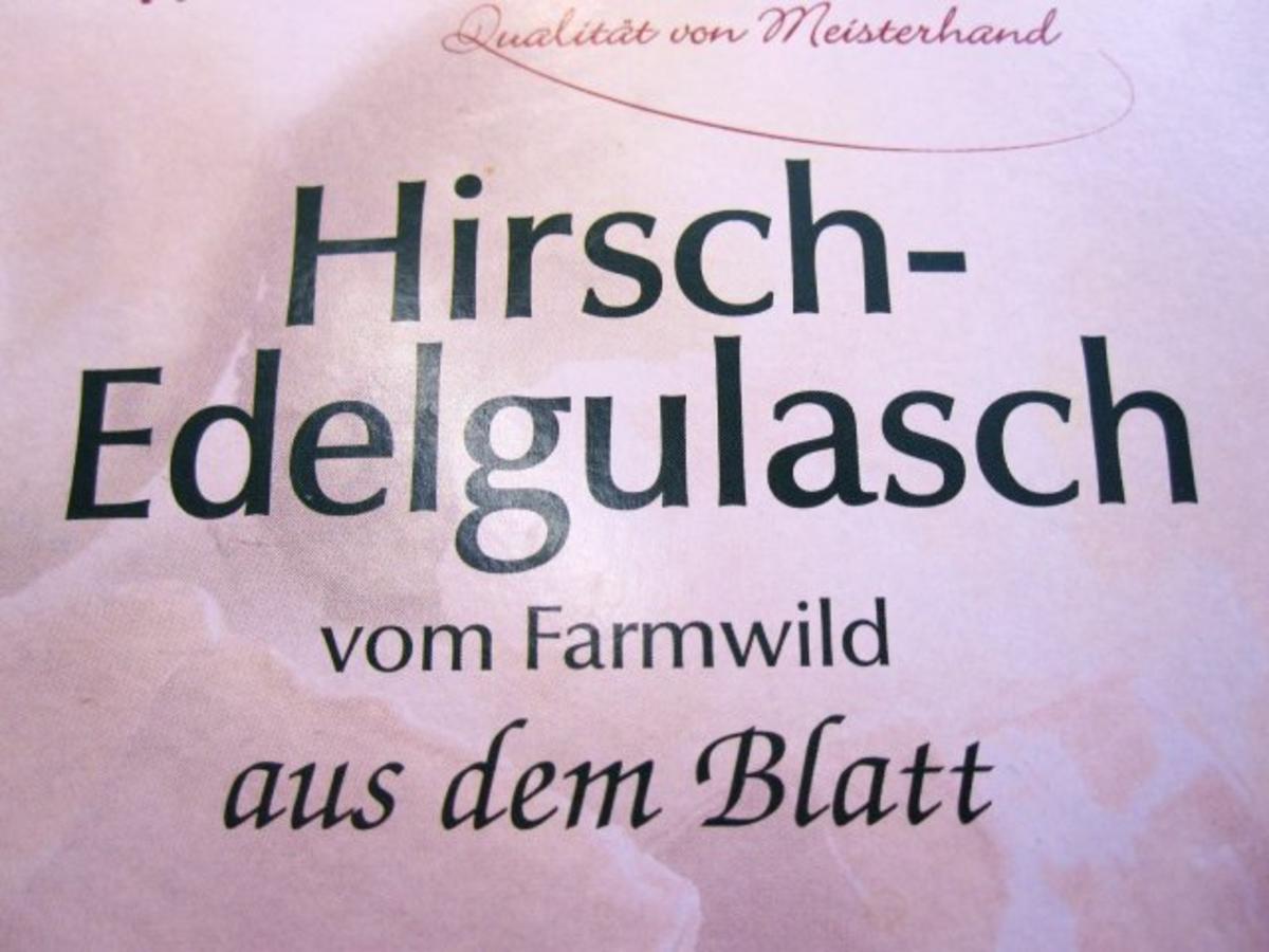 Hirsch-Edelgulasch - Rezept - Bild Nr. 2
