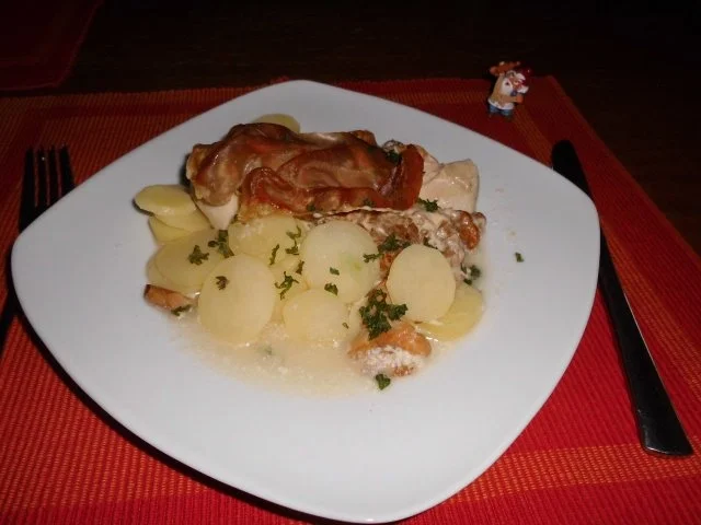 Maishähnchen in der Folie gebacken>> - Rezept