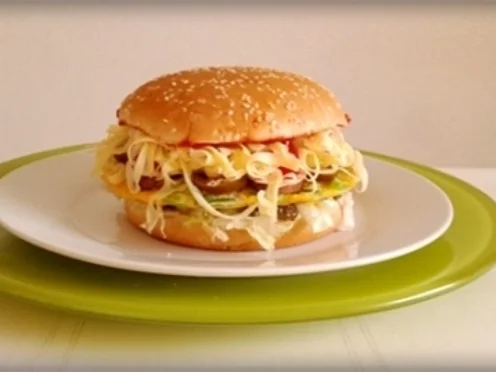 Rezept: Spezieller Frühlings XXL Hamburger nach Art des Hauses Bild Nr. 31 Spezieller Frühlings XXL Hamburger nach Art des Hauses - Rezept - Bild Nr. 31